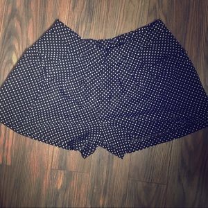 Black and White Polka Shorts